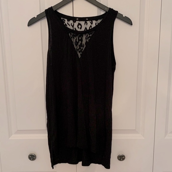 Black camisole leopard lace - Picture 1 of 3